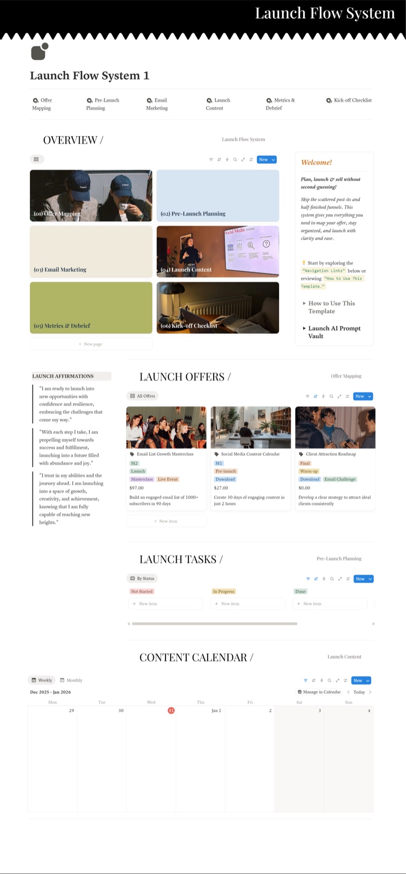 Launch Flow template